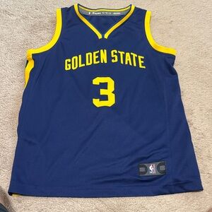 Golden State Chris Paul Blue and Yellow Jersey